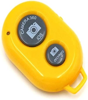 TELECOMMANDE SELFIE JAUNE