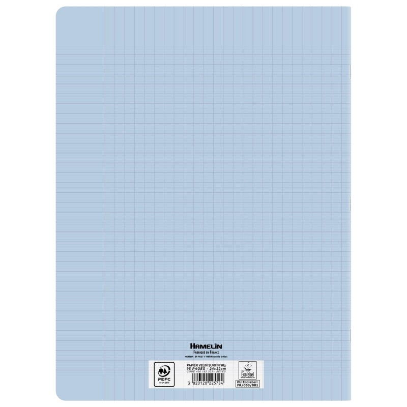 Cahier en polyropylène CONQUERANT-100 pages